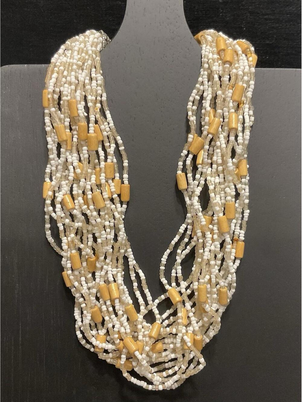 Multi Strand Seed Bead Necklace